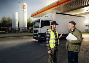 LNG-Tankstelle Shell